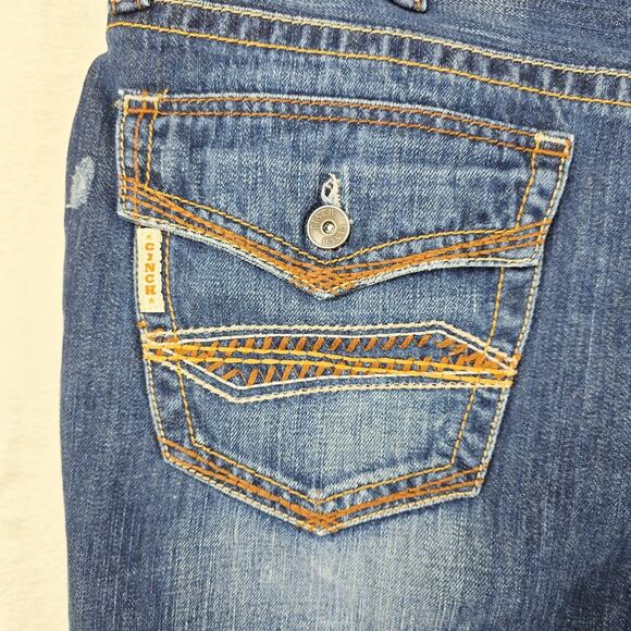 Cinch Jace Jeans Men's Fits 38x31 Distressed Embroidered Flap Pockets Western - Picture 10 of 15